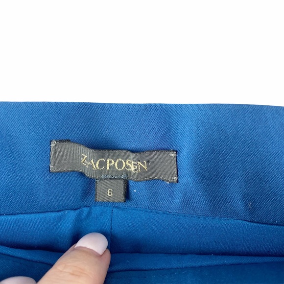 Zac Posen Blue Pencil Bandage Skirt 6 - Picture 5 of 10